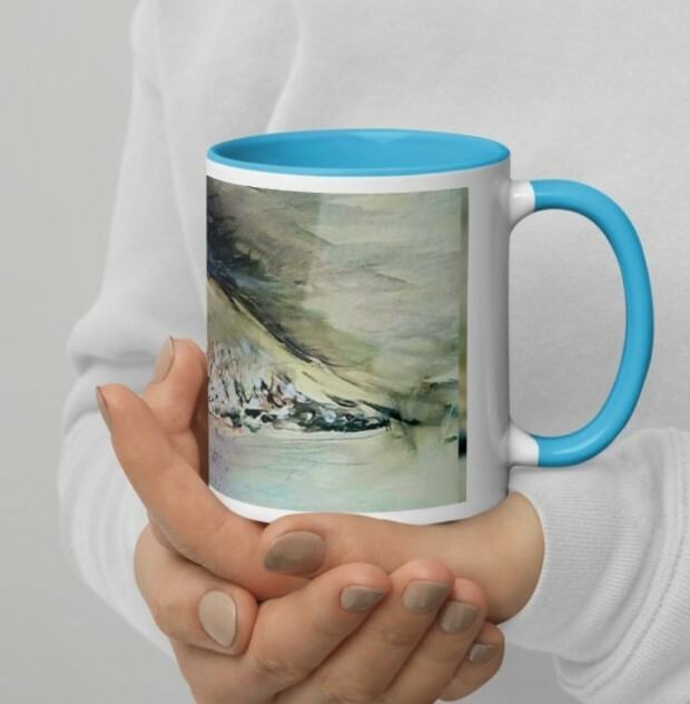 "Happy Seagull "Coffee-Tea Mug 11oz, Gift arrives in 2 weeks New blue gallery