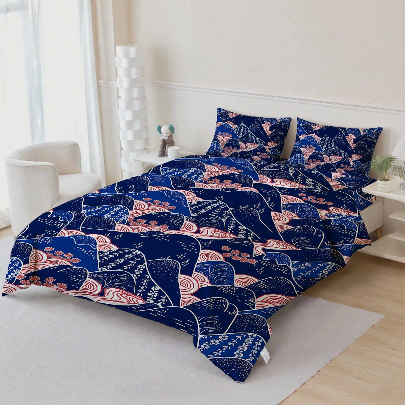 3D Hand Drawn Mountain Pattern Quilt Cover Set Bedding Sets Pillowcases gallery