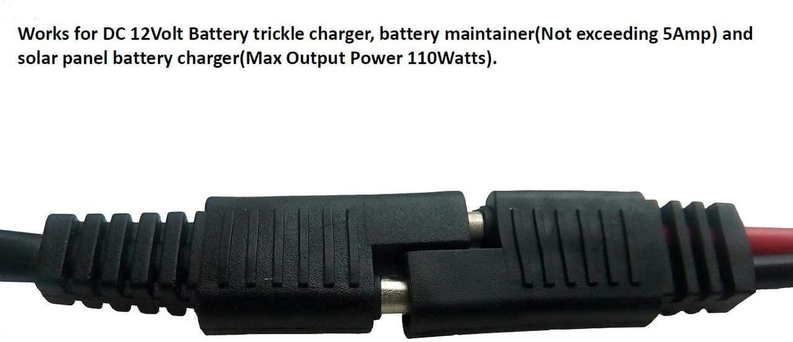 16FT Battery Charger Extension Cable SAE Connectors with Ring Terminal and Bare gallery