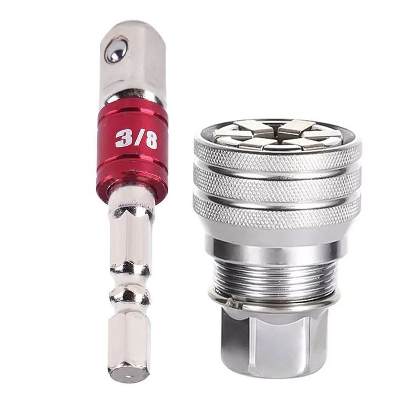 Wrench Torque Ratchet Adapter Universal Sleeve Adjustable Head Spanner Socket gallery