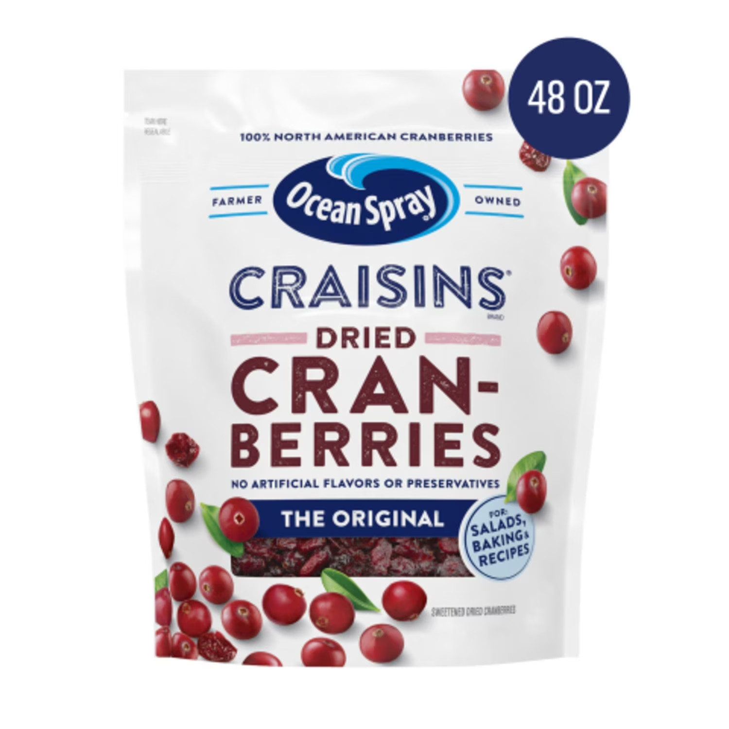 Ocean Spray® Craisins® Original Dried Cranberries, Dried Fruit, 48oz FREE SHIP gallery
