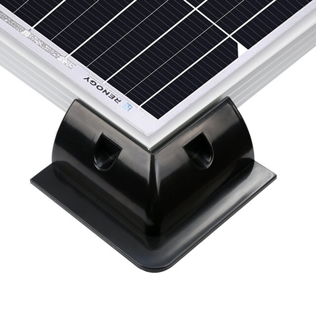 Renogy Corner Bracket Solar Panel Roof Drill-Free Mount for RV Boats 1 Set gallery