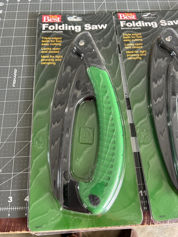 4-PACK Best Garden 10" Folding Poly Grip Pruning Saw Mossy Oak Machete 16" gallery