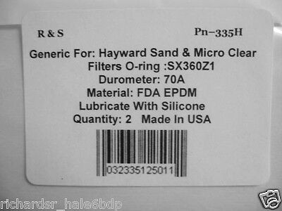 2 Hayward SX360Z1, Pump/Filter, Diffuser/Adapter O-Ring / R&S 335H /FDA NSF61 gallery