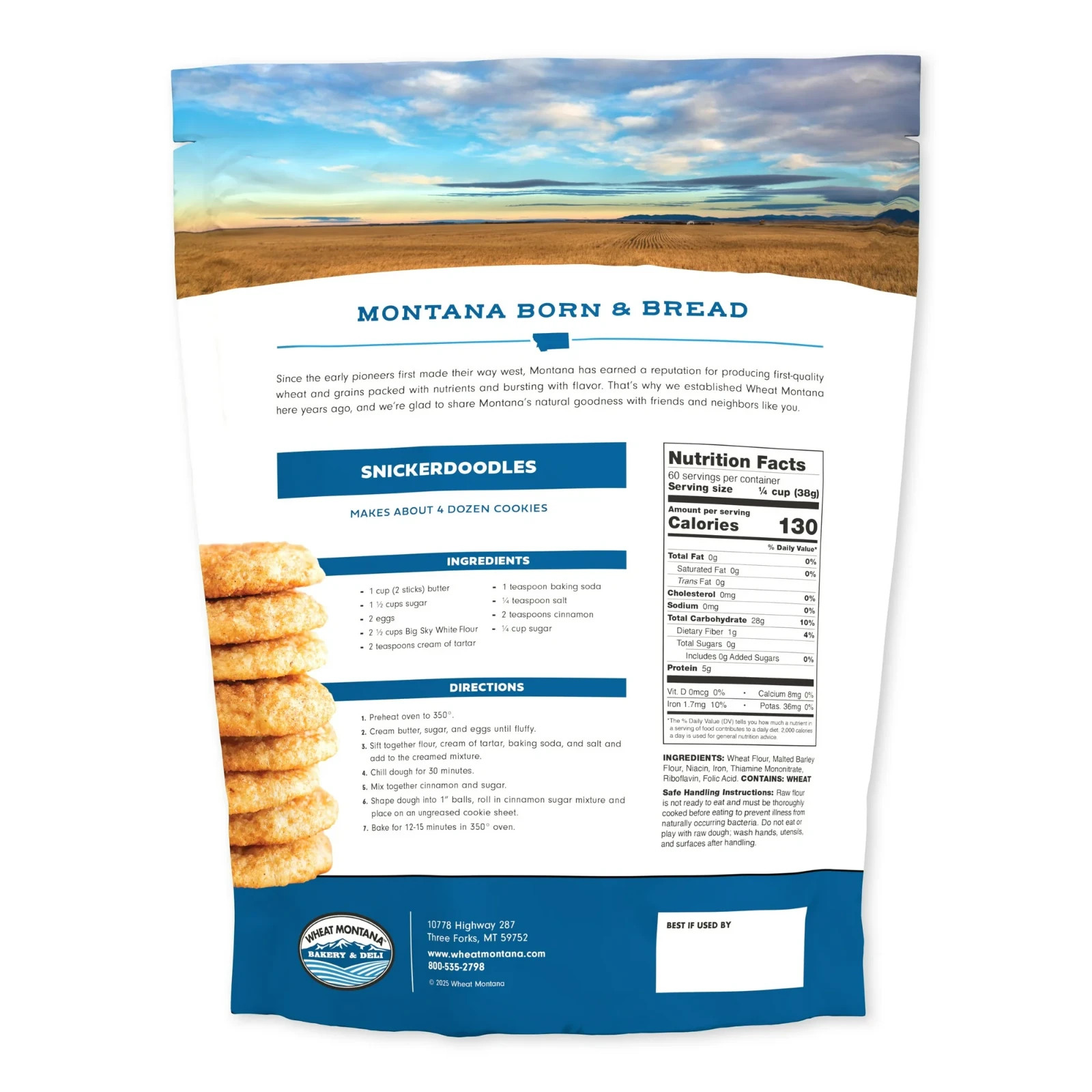 Wheat Montana Bakery, White All-Purpose Unbleached Flour, Non-GMO Verified, Cert gallery