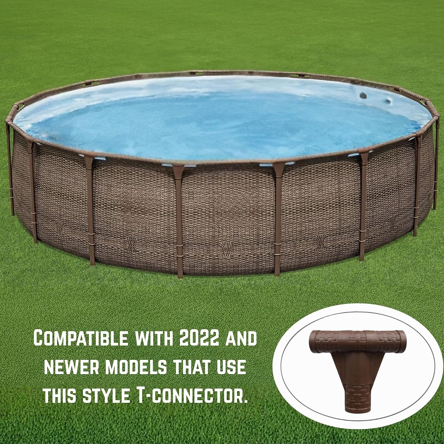 Replacement Pool Liner for Coleman/Bestway Power Steel 18ft x 48in Brown gallery