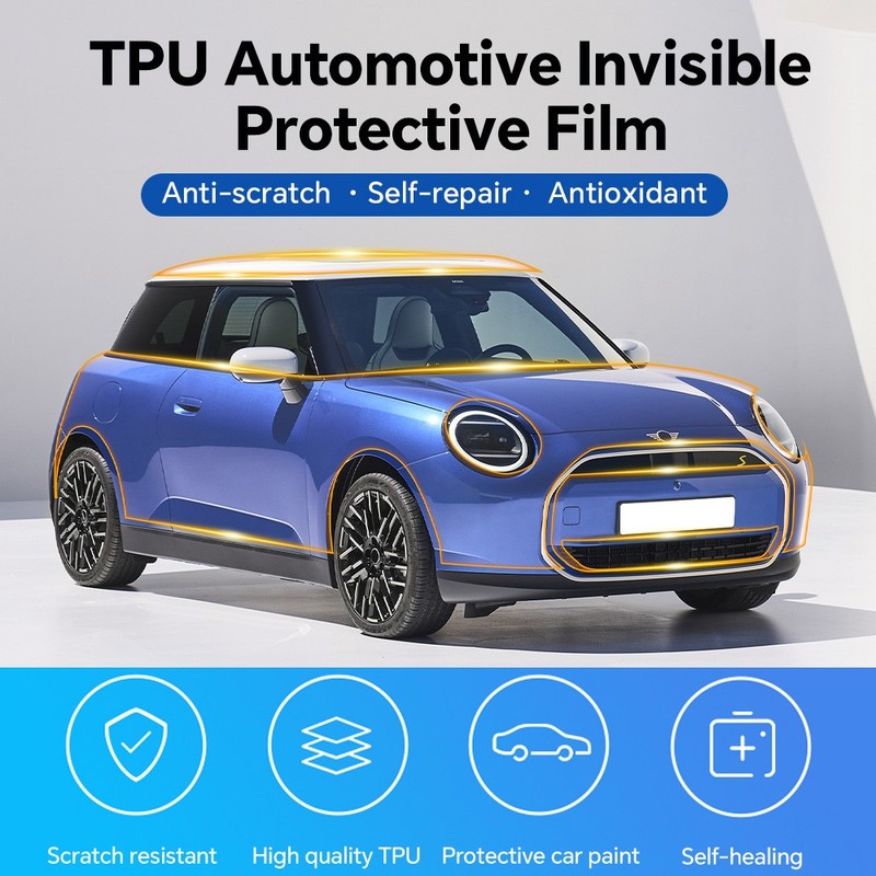 PPF Full Car For Mini Cooper J01 EV E SE 2024-2025 Precut Paint Protection Film gallery
