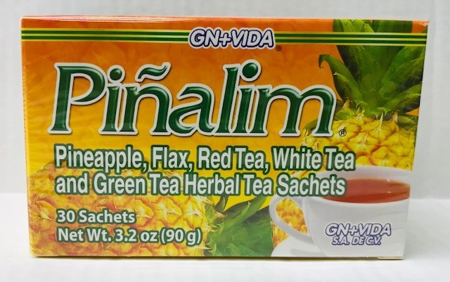 Pinalim Tea/Te De Pinalim Pineapple, Flax, Green Tea, White Tea (1 box) gallery