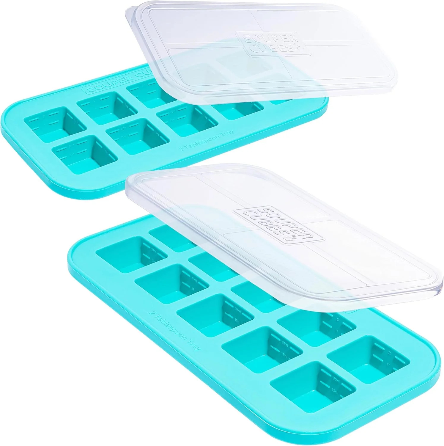 Souper Cubes 2 Tbsp. Silicone Freezer Molds - Perfect for Storing Garlic, Herbs, gallery