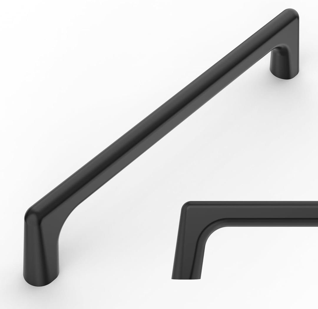 Amerdeco 5” Matte Black Drawer Pulls – 10-Pack ZH0041, New Sealed, Open Box gallery