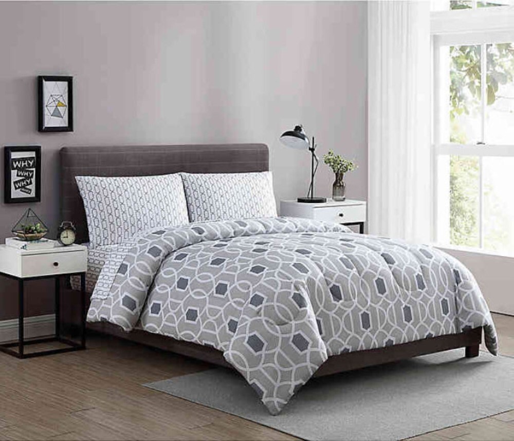 5 Pc Ellison "WESTPORT Taupe" 2-Looks Bed-In-A-Bag ~ Double 76 W x 86 L **NEW** gallery