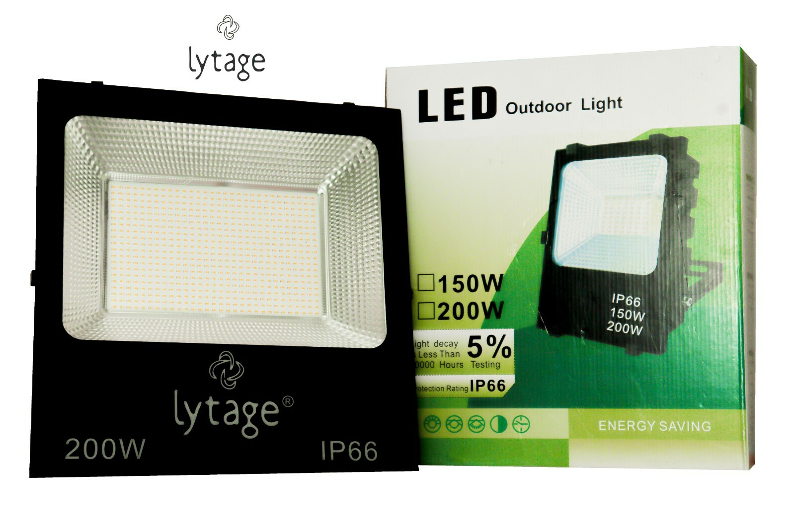 LED Flood White Light 200W Down Facing Lamp For Out Door Light gallery