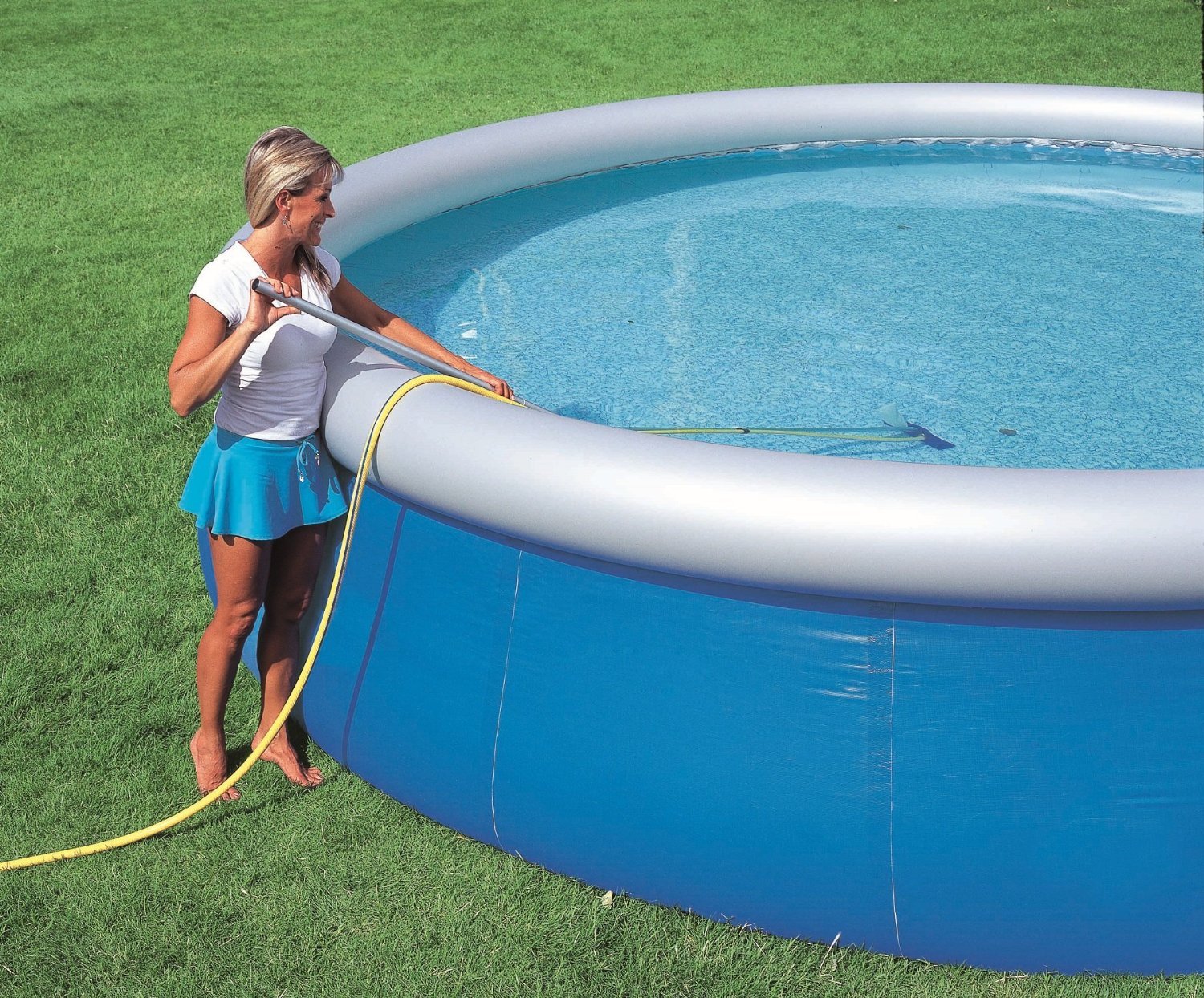BASIC SWIMMING POOL CLEANING MAINTENACE DEBRIS VACUUM CLEANER SUMMER WAVES gallery