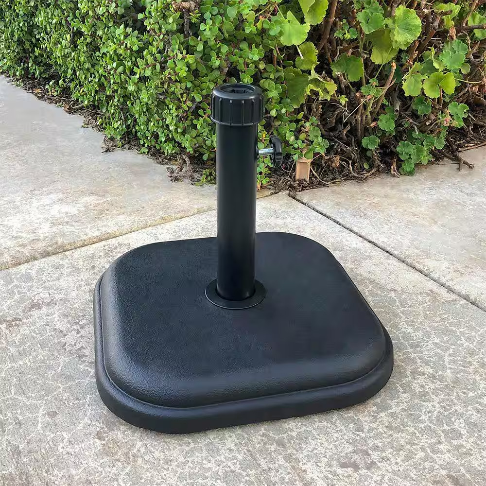 24 Lb. Square Patio Umbrella Base in Black gallery