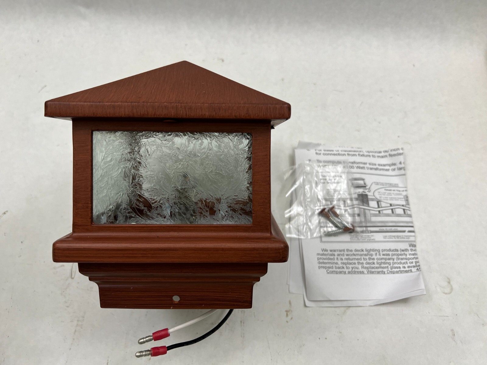 Deck Light DLA 6052 NIB Natural Color 4x4 Post Top Light See Pics #G21 gallery