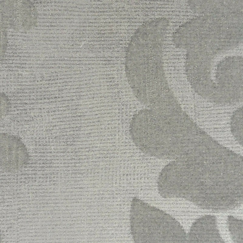 Wallpaper flocking gray silver Metallic Flocked damask velvet wall coverings 3D gallery