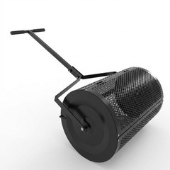 Compost Spreader Peat Moss Spreader 24″ Wide Sphagnum Roller for Topsoil