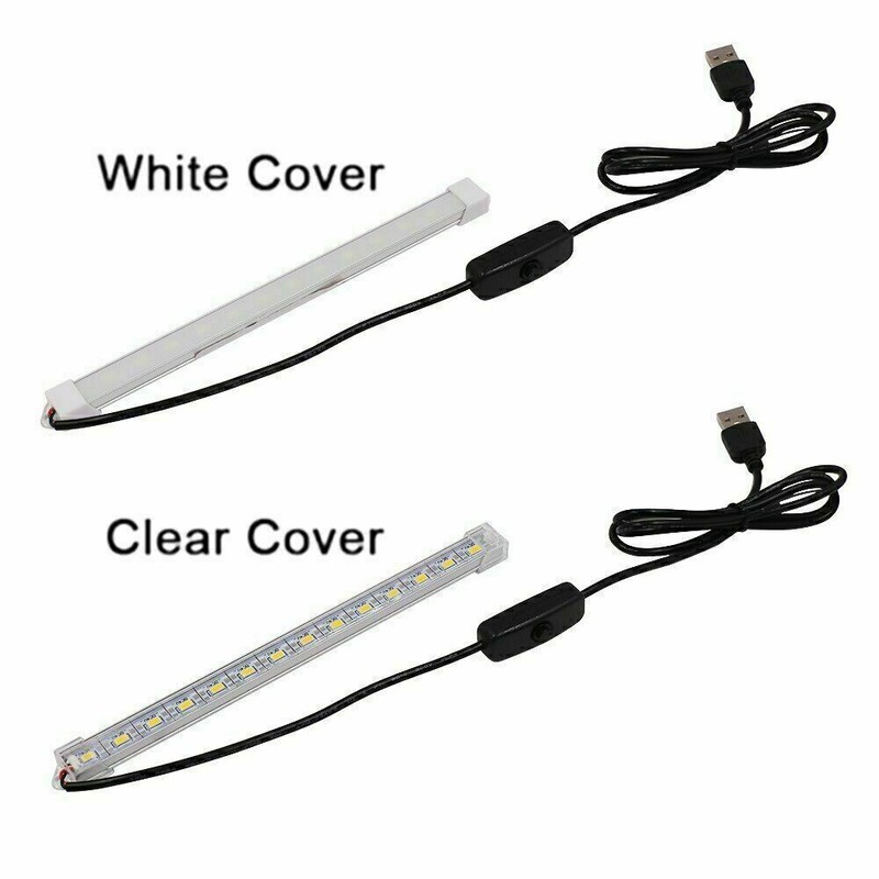 DC5V LED Bar Light USB Powered Rigid Strip 10cm 20cm 50cm 5630 LED Strip light gallery