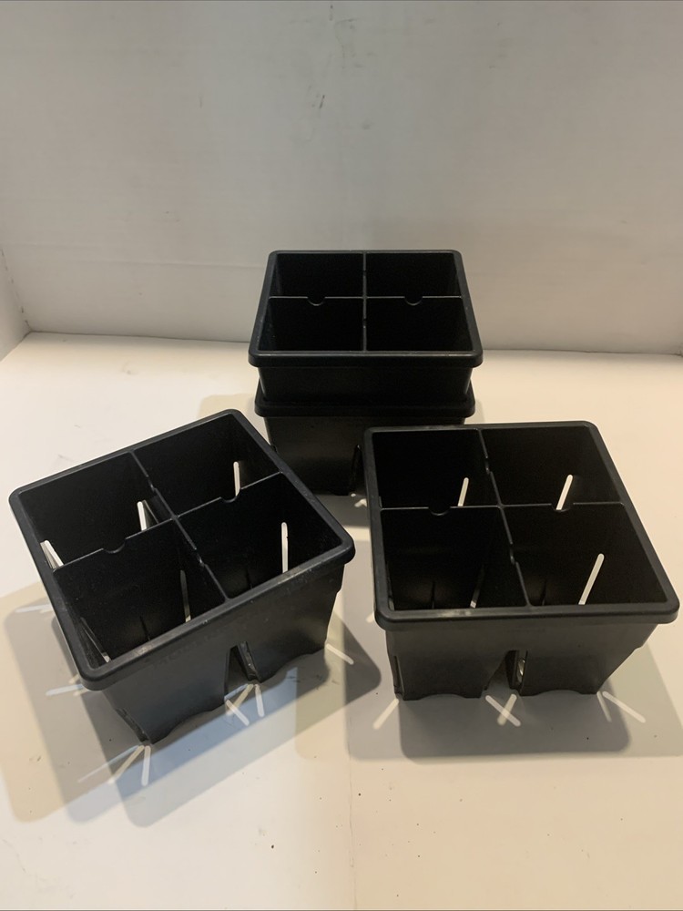 EPIC GARDENING Epic 4-Cell Seed Starting Trays 3” Depth
