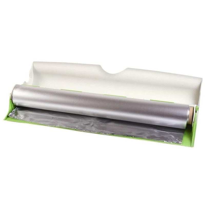 Refillable Wrap Dispenser - Stores & Dispenses Foil, Plastic Wrap, Wax Paper gallery