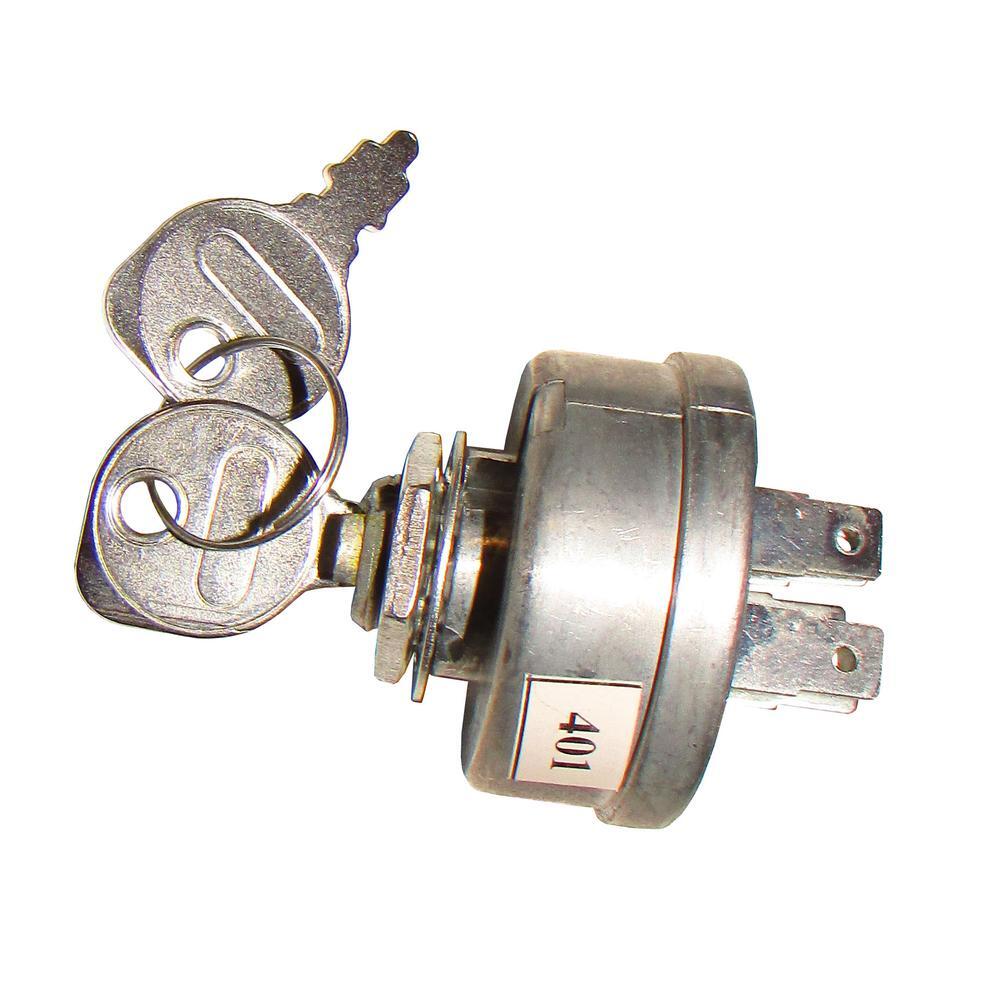 Ignition Key Switch & Keys Fits John Deere 110 112 120 140 200 208 210 212 214
