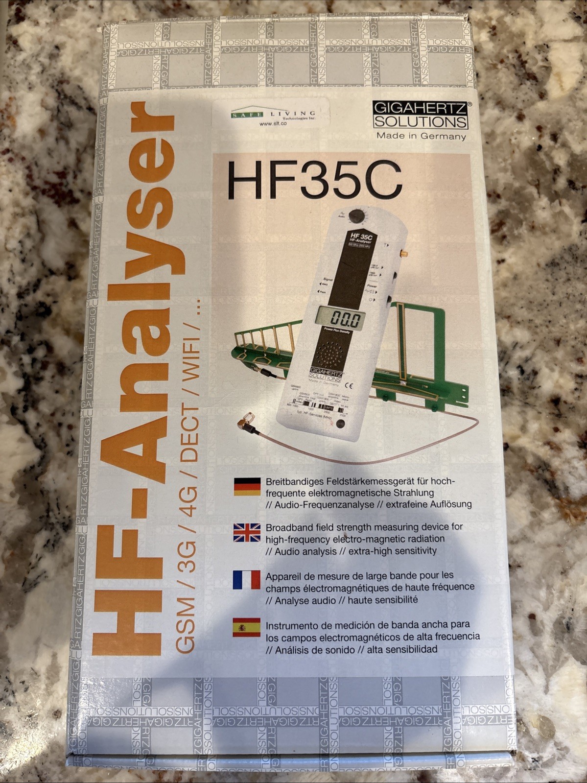 Gigahertz Solutions HF35C RF Microwave Radio Frequency Meter + DG-20 Attenuator gallery