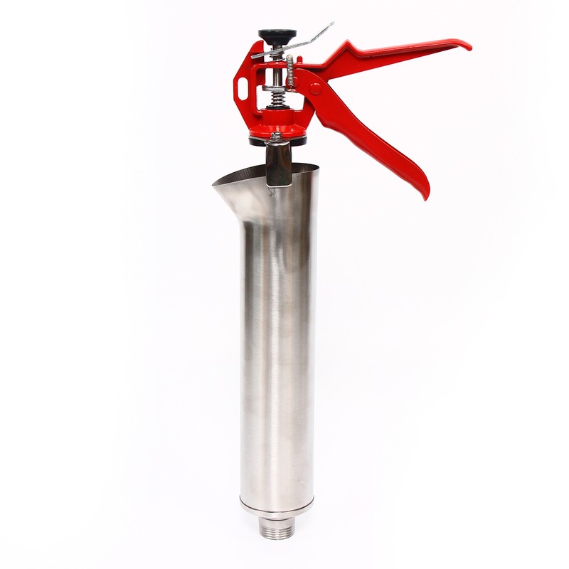 Mortar Grouting Gun Brick Pointing Tile Cement Applicator Tool 2 Nozzles Kit NEW gallery