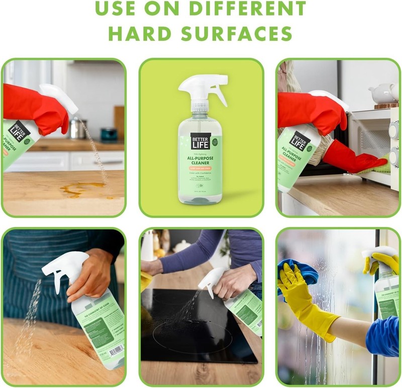 Gentle yet Effective Multi-Surface Cleaner - 24oz x 2, Eco-Friendly Formula gallery