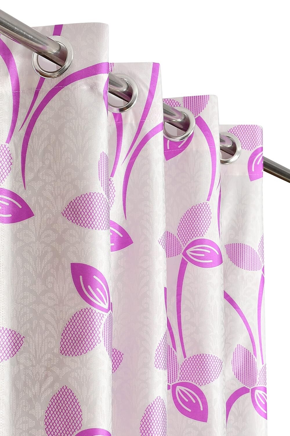 New 2 Piece Eyelet Polyester Door Curtain Set - 7 feet gallery