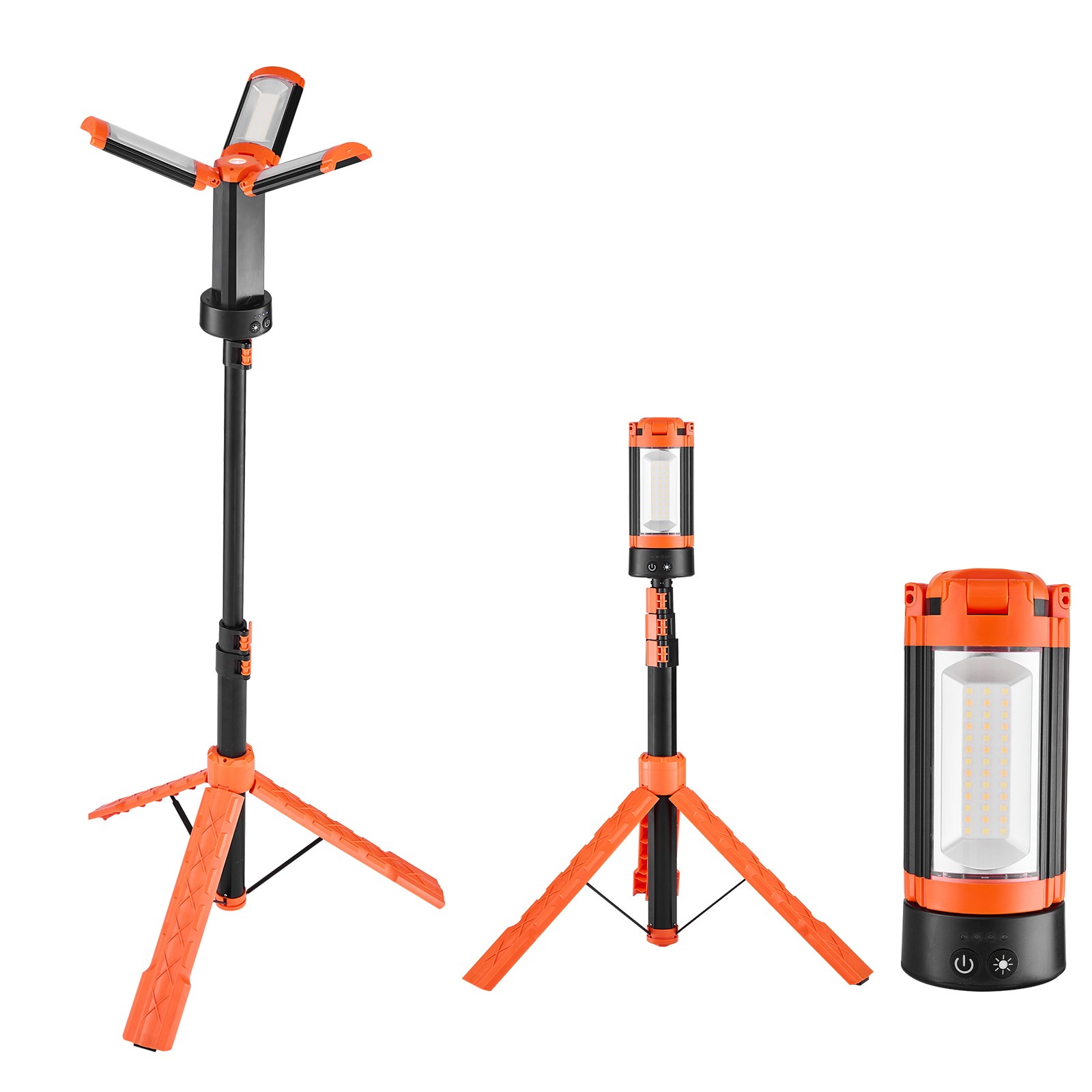 Uimoso LED Work Light with Stand Rechargeable Cordless Camping Light 10Ah 2200LM gallery