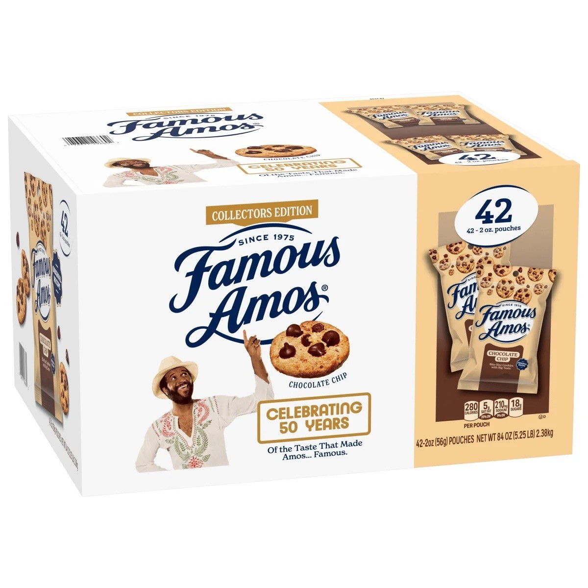 Famous Amos Chocolate Chip Cookies, 2 oz., 42 pk. gallery