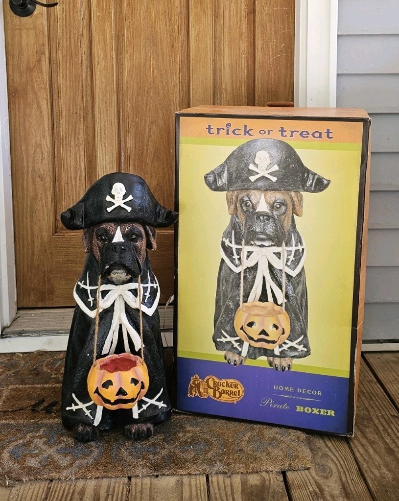 Cracker Barrel Pirate Boxer Statue 22" Halloween Outdoor Decor gallery