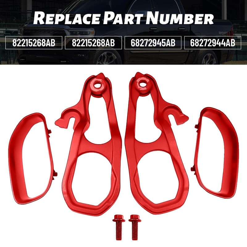 Heavy Daty Front Left & Right Tow Hooks Compatible with Dodge Ram 1500 DT 3.6... gallery