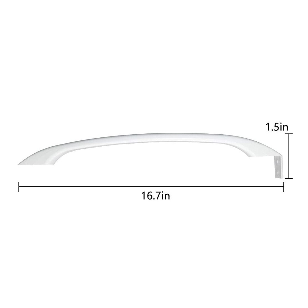 218428121 Door Handle Compatible with Frigidaire Refrigerator-white gallery