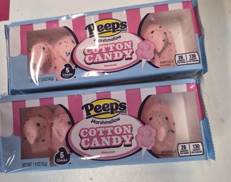 Peeps (2-PACK) Cotton Candy Marshmallow Chicks Candy 10 Count gallery
