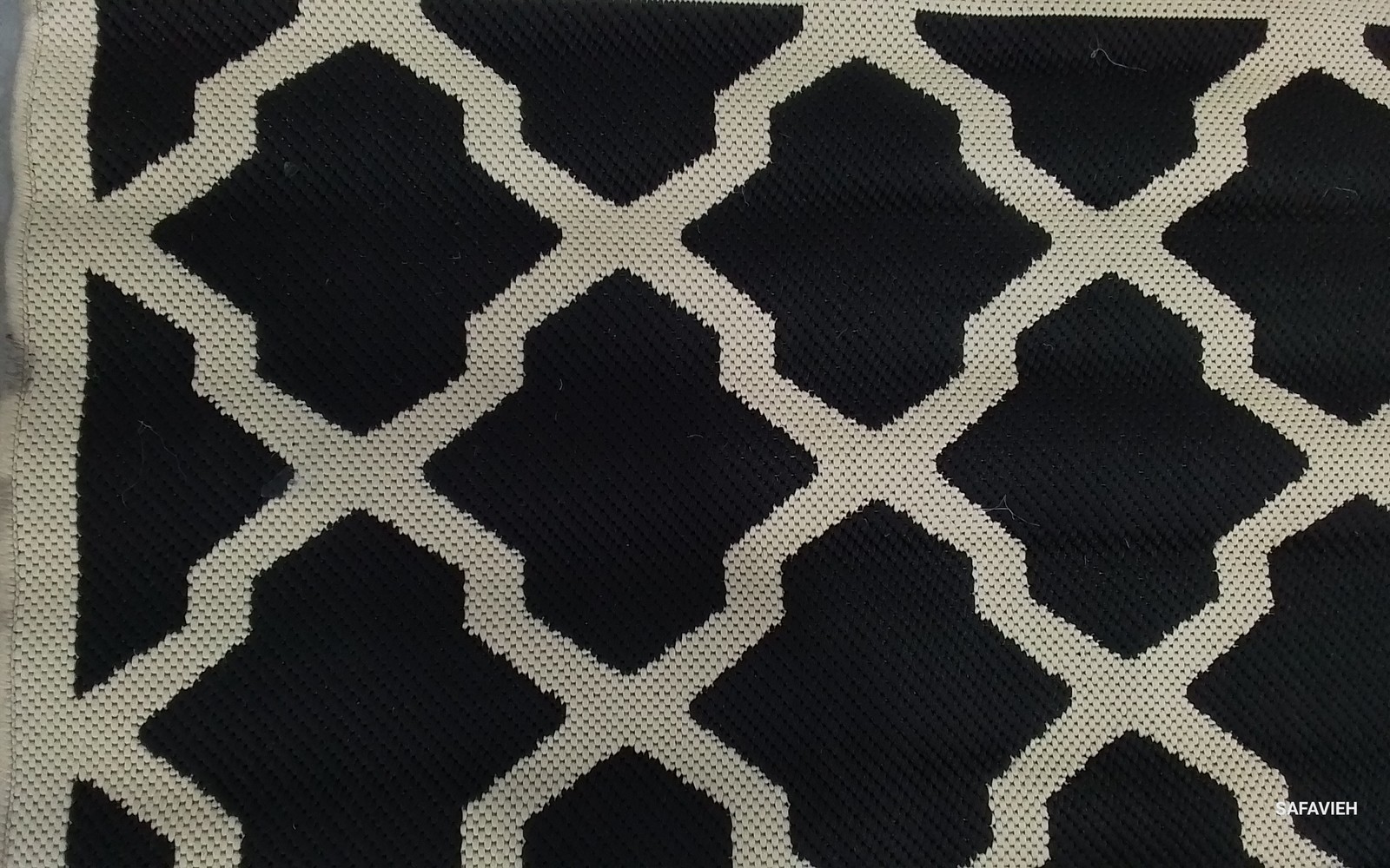 BLACK / BEIGE 4'-0" x 5'-7" Stained Rug, Reduced Price 1172801212 CY6903-266-4 gallery