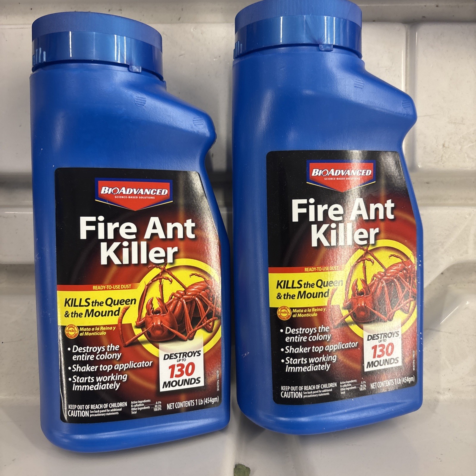 BioAdvanced Fire Ant Killer, Dust, 1 lb- 16 oz Free Shipping Pack of 2 gallery