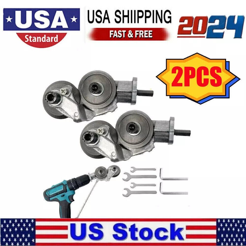 2PCS Electric Drill Shears Plate Cutter Attachment Metal Iron Tin Quick Cutting- gallery