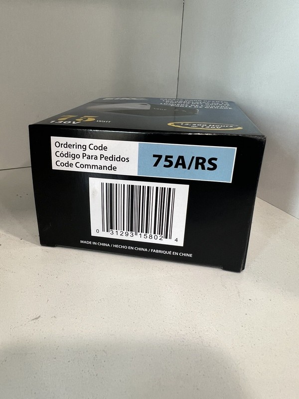 *NEW* EiKO 75 Watt 130 V Rough Service Bulbs - Includes 2 Bulbs. 75A/RS (C14B) gallery