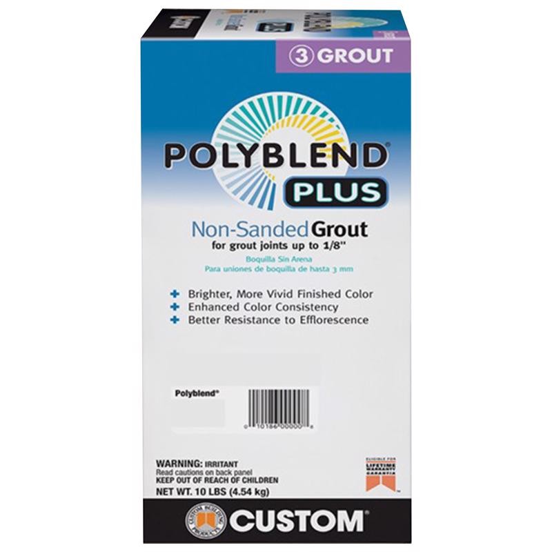 Custom Building Products Polyblend Plus 10 lb Natural Gray Non-Sanded Grout gallery