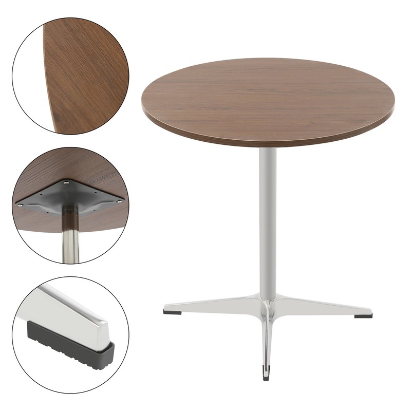 Round Dining Table, Space Saving Dinner Table, Rustic Dining Table gallery