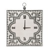 Transpac Metal/MDF Square Wall Clock, 23.62"H gallery