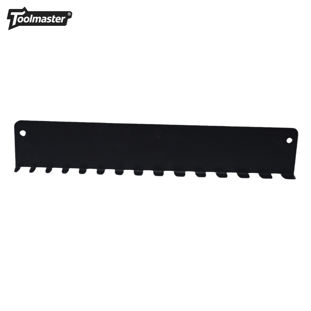 Black Wrench Rack Holder Organizer Holds up to 15 Storage Rack for Garage Shop gallery