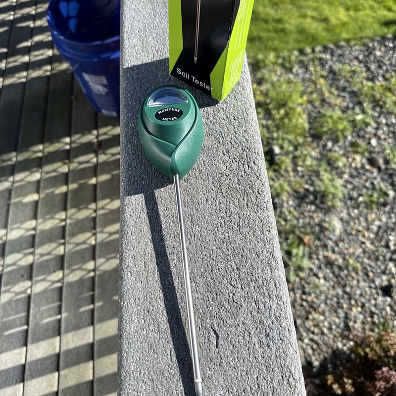 XLUX T0001 Soil Moisture Sensor Meter - Green No Batteries Required. gallery