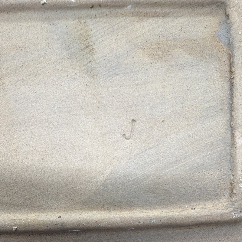 Rectangular Glazed Ceramic Bonsai Pot w/ Drainage Holes & Saucer Beige gallery