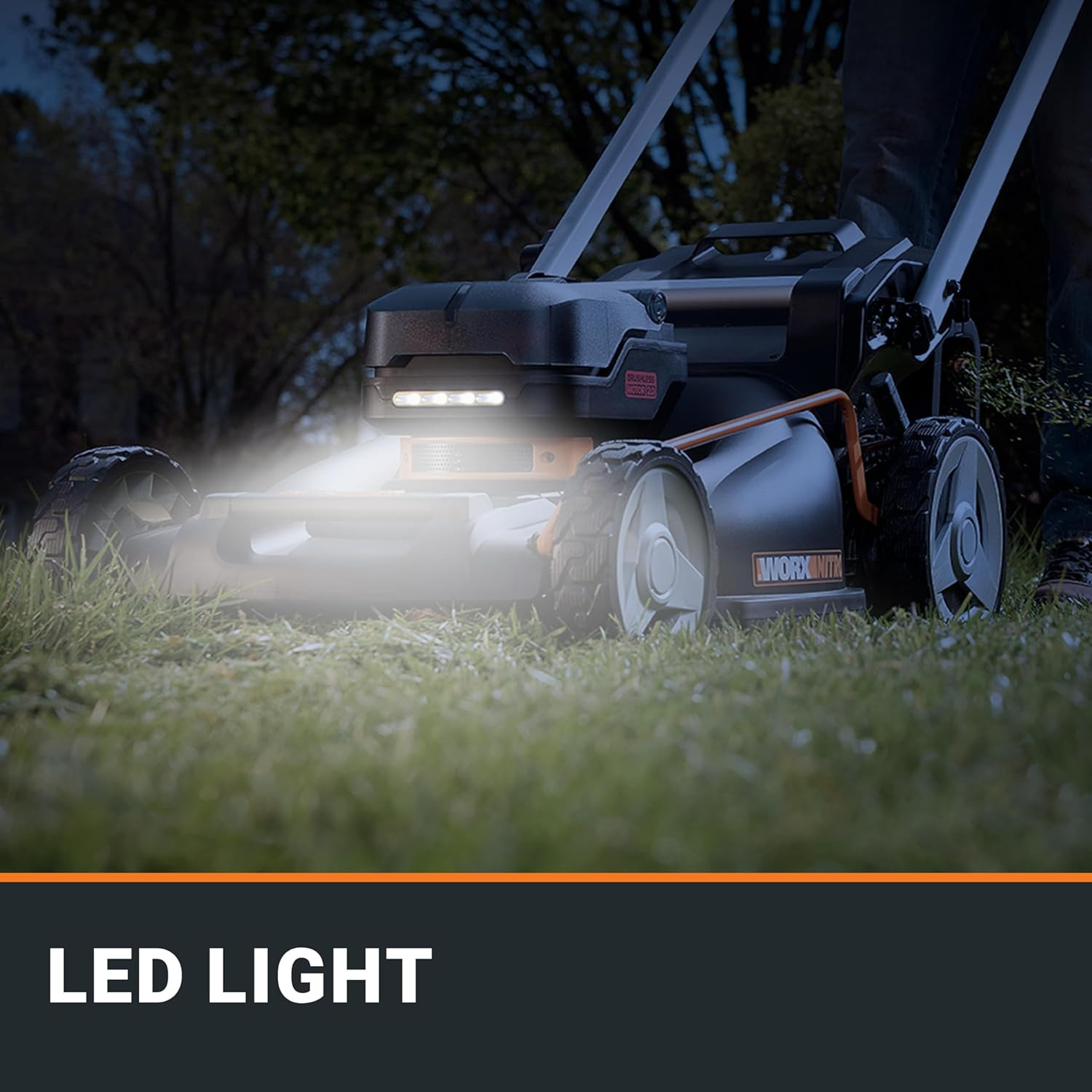 WORX Nitro 21-Inch Cordless Self-Propelled Mower with Aerodeck & Intellicut gallery