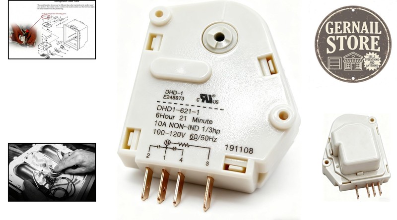 Universal Refrigerator Defrost Timer - 6 Hr 21 Min for Major Brands like Amana gallery