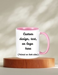 Personalized Custom Text/Photo Ceramic Coffee Mug – Both Side Printing available