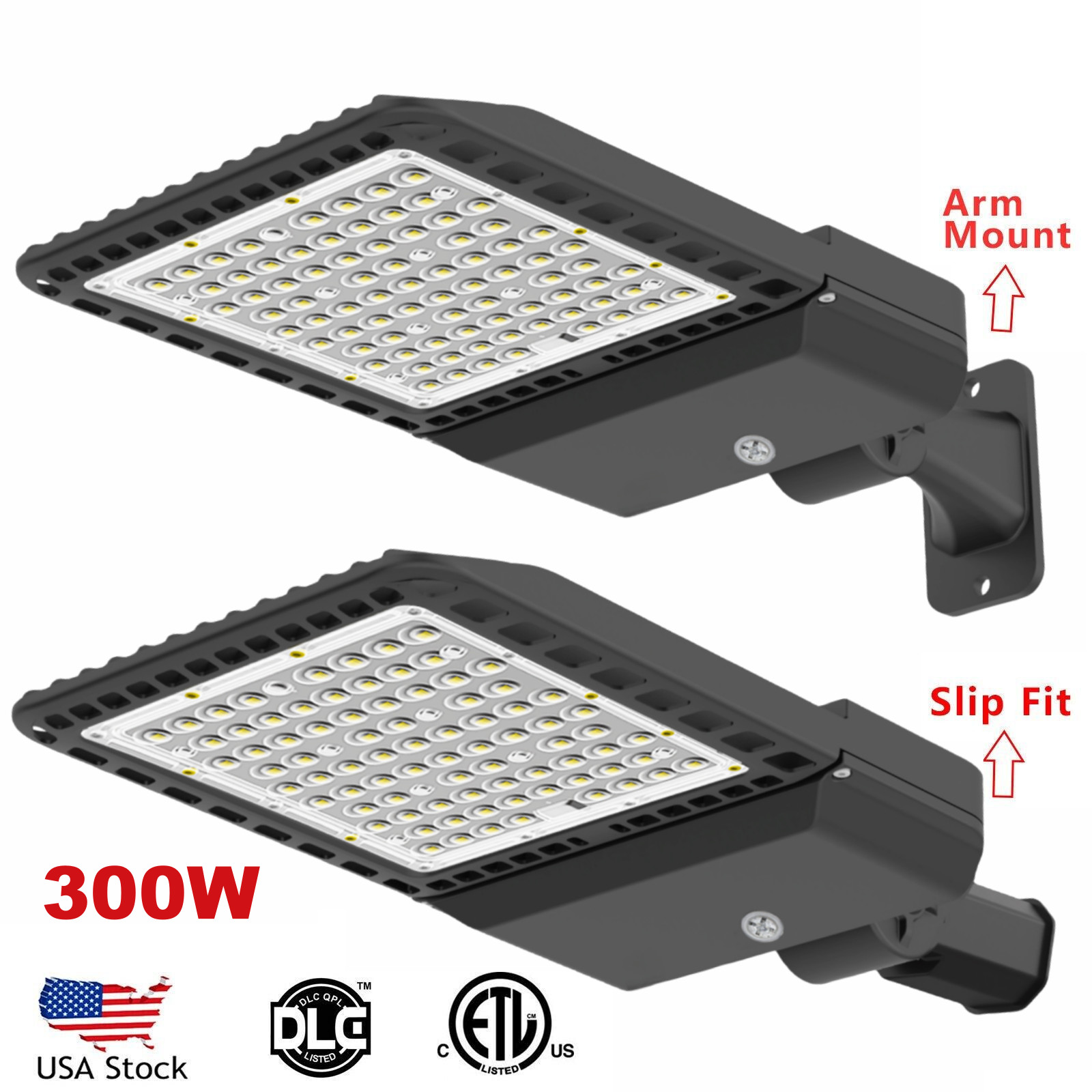 300Watt LED Flood Light 200W Outdoor Street Stadium Courts Parking Lot Lamp IP65 gallery