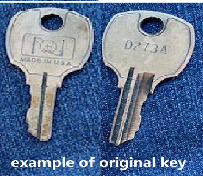 2 replacement keys cut to your code for all locks with the key code D251A-D500A gallery